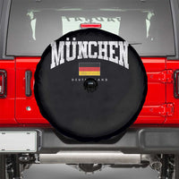 Munchen Deutschland Germany Spare Tire Cover Vintage Athletic Sports Design