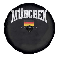 Munchen Deutschland Germany Spare Tire Cover Vintage Athletic Sports Design
