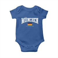 Munchen Deutschland Germany Baby Onesie Vintage Athletic Sports Design