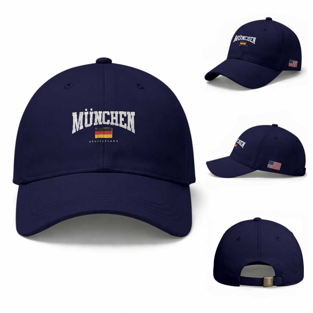 Munchen Deutschland Germany Baseball Cap Vintage Athletic Sports Design