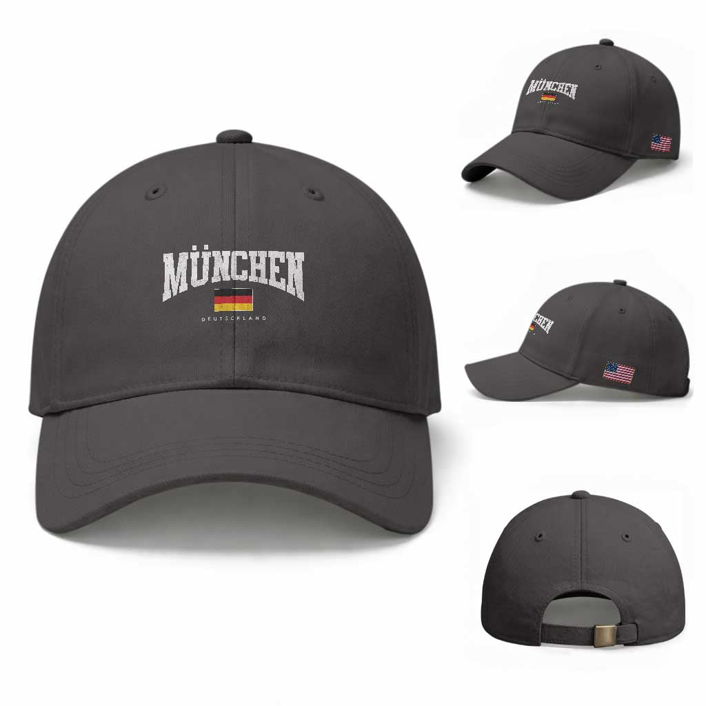 Munchen Deutschland Germany Baseball Cap Vintage Athletic Sports Design