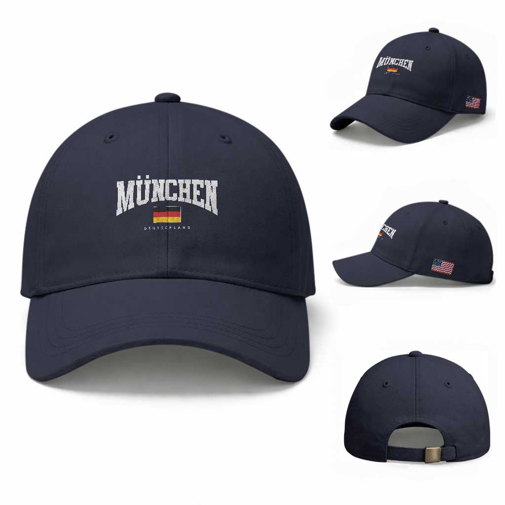 Munchen Deutschland Germany Baseball Cap Vintage Athletic Sports Design