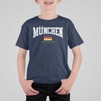 Munchen Deutschland Germany T Shirt For Kid Vintage Athletic Sports Design