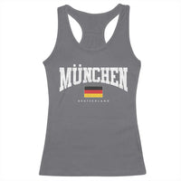 Munchen Deutschland Germany Racerback Tank Top Vintage Athletic Sports Design