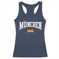 Munchen Deutschland Germany Racerback Tank Top Vintage Athletic Sports Design