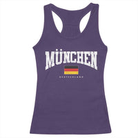 Munchen Deutschland Germany Racerback Tank Top Vintage Athletic Sports Design