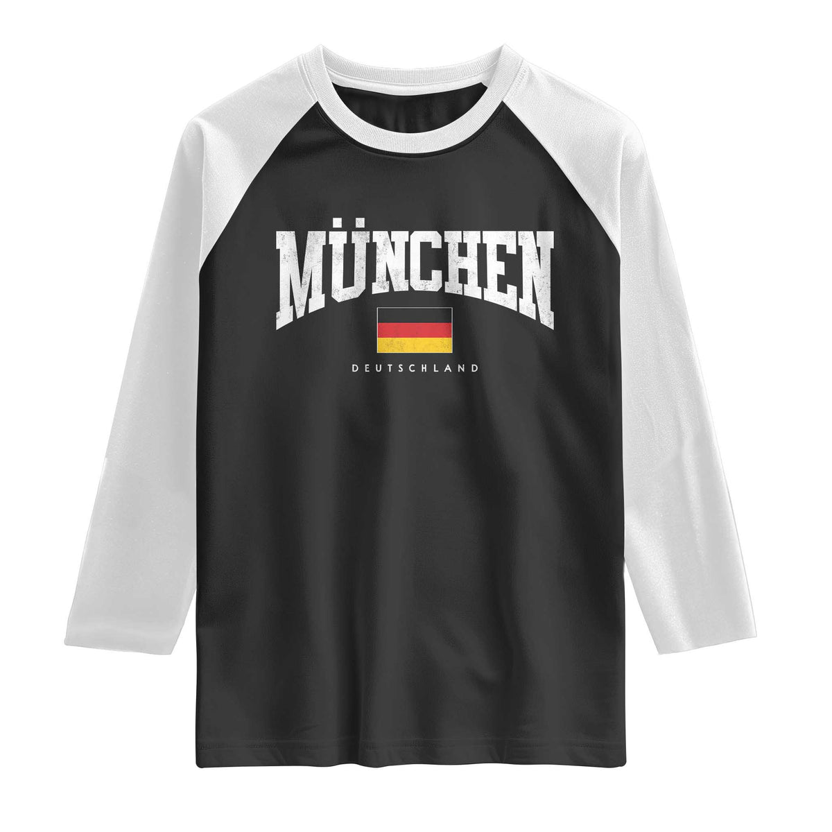 Munchen Deutschland Germany Raglan Shirt Vintage Athletic Sports Design