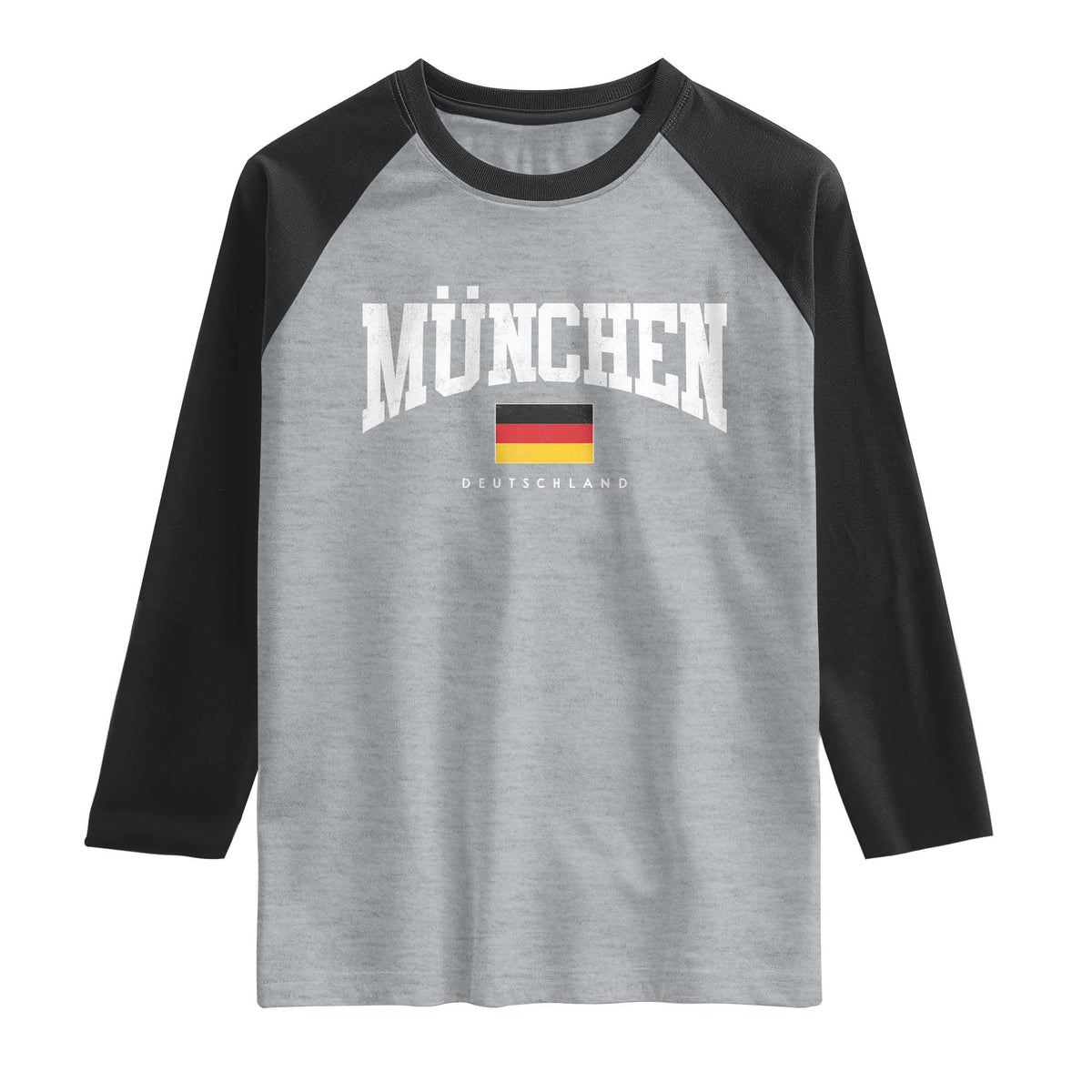Munchen Deutschland Germany Raglan Shirt Vintage Athletic Sports Design