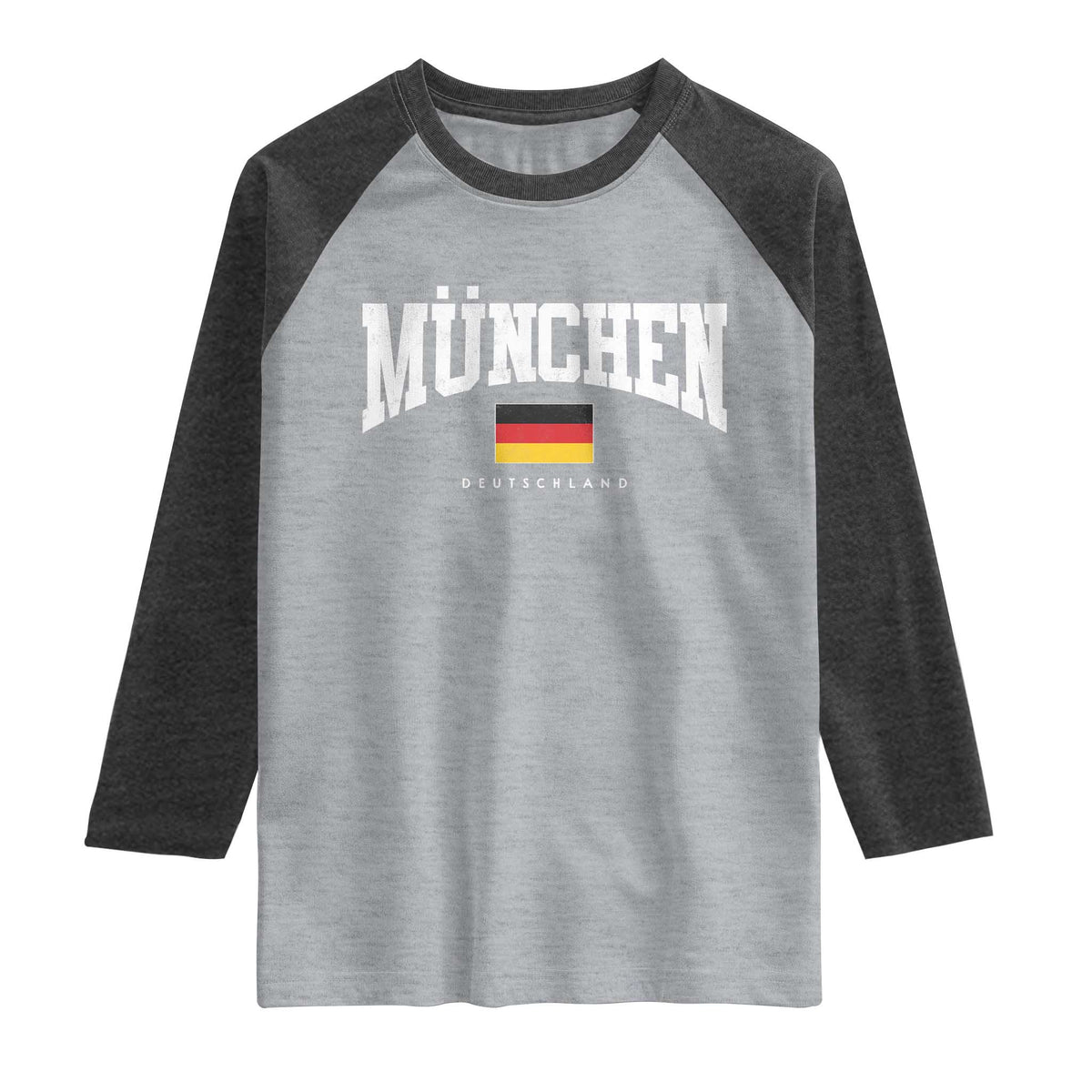 Munchen Deutschland Germany Raglan Shirt Vintage Athletic Sports Design
