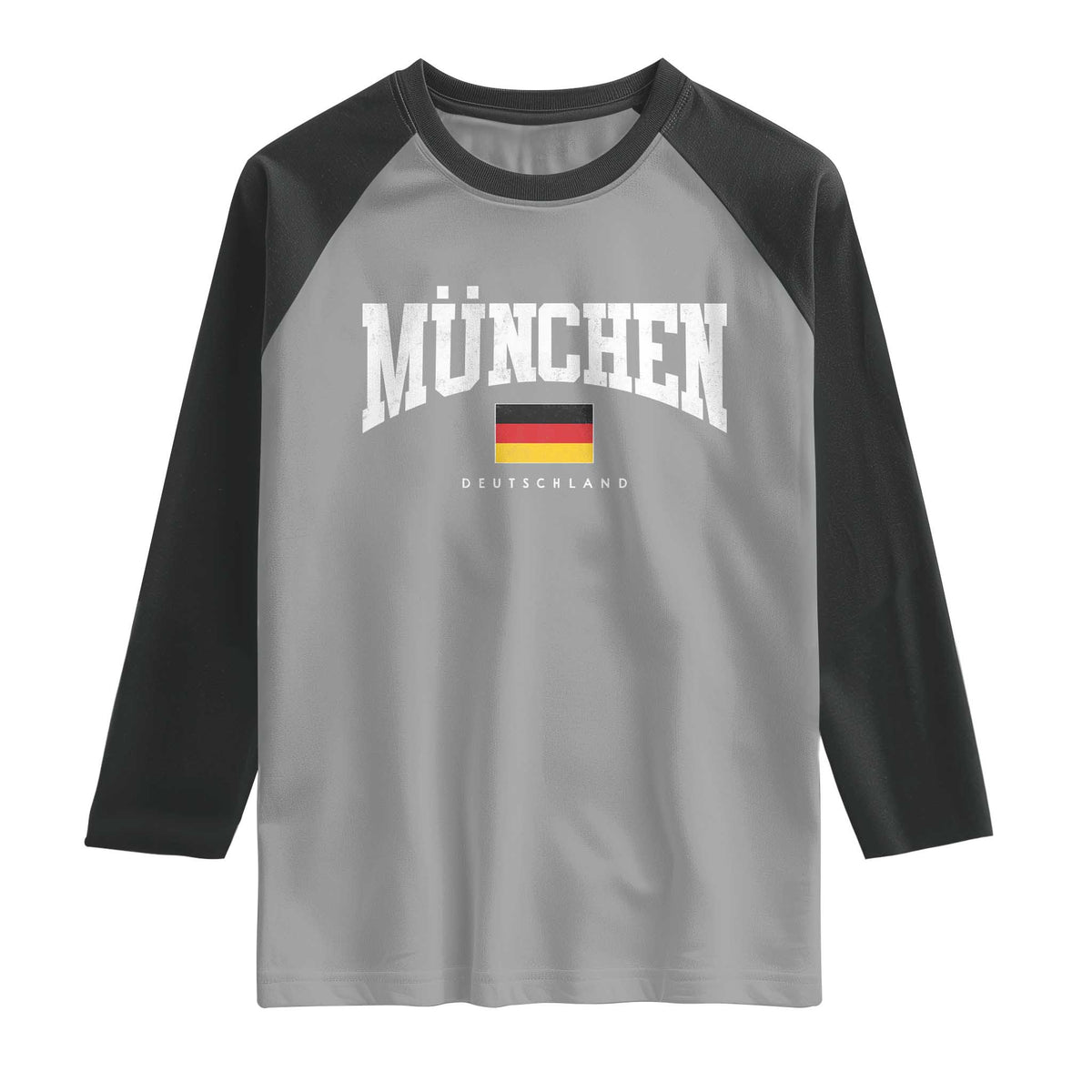 Munchen Deutschland Germany Raglan Shirt Vintage Athletic Sports Design