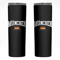Munchen Deutschland Germany Skinny Tumbler Vintage Athletic Sports Design
