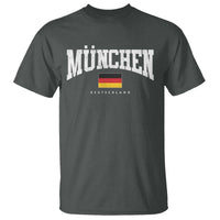 Munchen Deutschland Germany T Shirt Vintage Athletic Sports Design