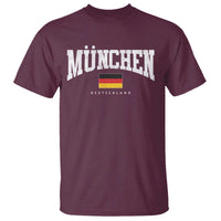 Munchen Deutschland Germany T Shirt Vintage Athletic Sports Design