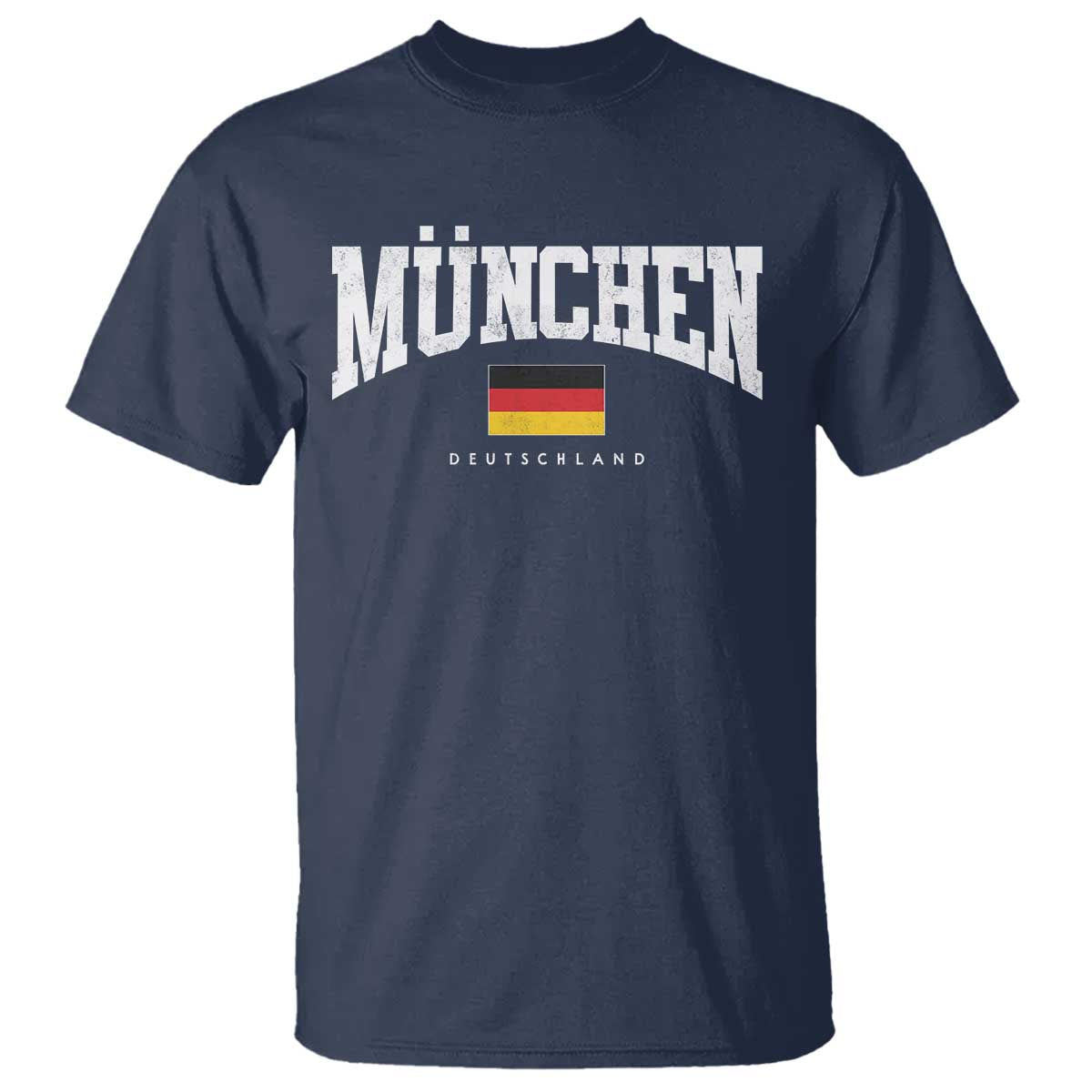 Munchen Deutschland Germany T Shirt Vintage Athletic Sports Design