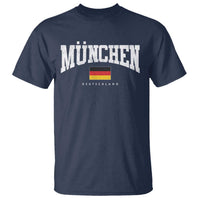 Munchen Deutschland Germany T Shirt Vintage Athletic Sports Design
