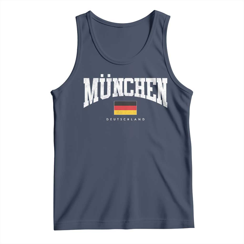 Munchen Deutschland Germany Tank Top Vintage Athletic Sports Design