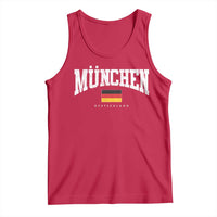 Munchen Deutschland Germany Tank Top Vintage Athletic Sports Design