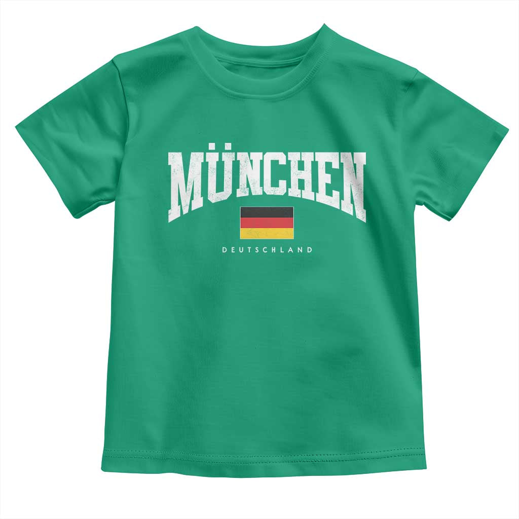 Munchen Deutschland Germany Toddler T Shirt Vintage Athletic Sports Design