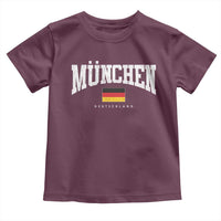 Munchen Deutschland Germany Toddler T Shirt Vintage Athletic Sports Design