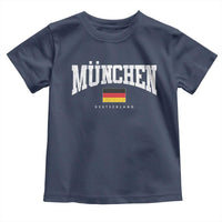 Munchen Deutschland Germany Toddler T Shirt Vintage Athletic Sports Design