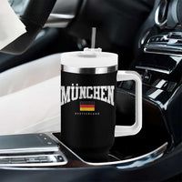 Munchen Deutschland Germany Tumbler With Handle Vintage Athletic Sports Design