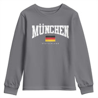 Munchen Deutschland Germany Youth Sweatshirt Vintage Athletic Sports Design