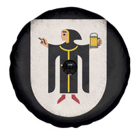 Funny Munich Oktoberfest Munchen Coat of Arms Spare Tire Cover Münchner Kindl Beer Drinking