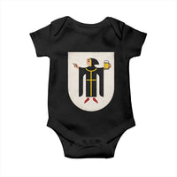Funny Munich Oktoberfest Munchen Coat of Arms Baby Onesie Münchner Kindl Beer Drinking