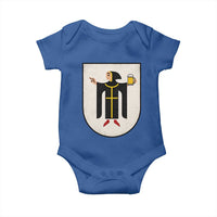 Funny Munich Oktoberfest Munchen Coat of Arms Baby Onesie Münchner Kindl Beer Drinking