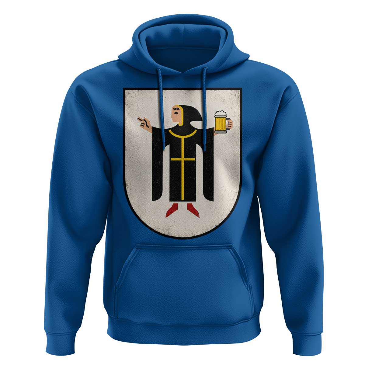 Funny Munich Oktoberfest Munchen Coat of Arms Hoodie Münchner Kindl Beer Drinking
