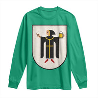 Funny Munich Oktoberfest Munchen Coat of Arms Long Sleeve Shirt Münchner Kindl Beer Drinking