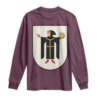 Funny Munich Oktoberfest Munchen Coat of Arms Long Sleeve Shirt Münchner Kindl Beer Drinking