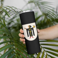 Funny Munich Oktoberfest Munchen Coat of Arms Skinny Tumbler Münchner Kindl Beer Drinking