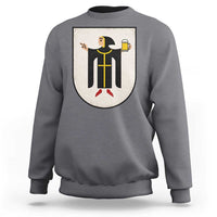Funny Munich Oktoberfest Munchen Coat of Arms Sweatshirt Münchner Kindl Beer Drinking