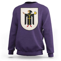 Funny Munich Oktoberfest Munchen Coat of Arms Sweatshirt Münchner Kindl Beer Drinking