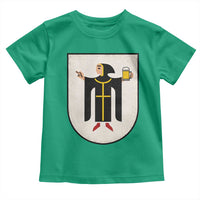 Funny Munich Oktoberfest Munchen Coat of Arms Toddler T Shirt Münchner Kindl Beer Drinking