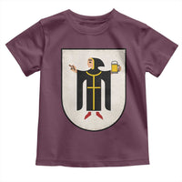 Funny Munich Oktoberfest Munchen Coat of Arms Toddler T Shirt Münchner Kindl Beer Drinking