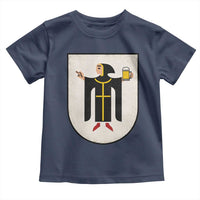 Funny Munich Oktoberfest Munchen Coat of Arms Toddler T Shirt Münchner Kindl Beer Drinking