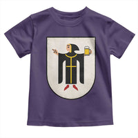 Funny Munich Oktoberfest Munchen Coat of Arms Toddler T Shirt Münchner Kindl Beer Drinking