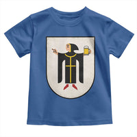 Funny Munich Oktoberfest Munchen Coat of Arms Toddler T Shirt Münchner Kindl Beer Drinking