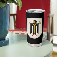 Funny Munich Oktoberfest Munchen Coat of Arms Tumbler Cup Münchner Kindl Beer Drinking