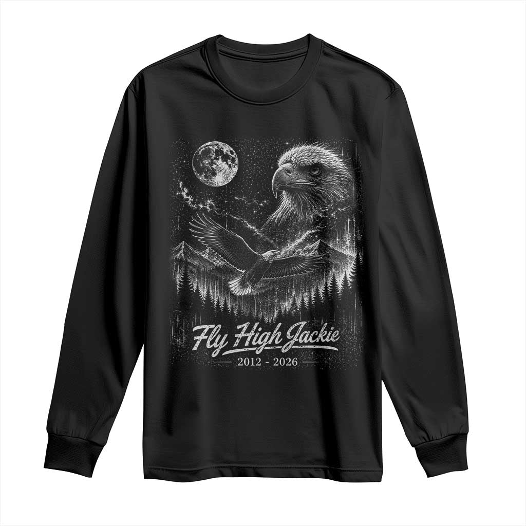 Fly High Jackie Eagle Long Sleeve Shirt Memorial Tribute Nature Supports California Wildlife