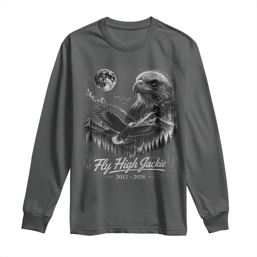 Fly High Jackie Eagle Long Sleeve Shirt Memorial Tribute Nature Supports California Wildlife