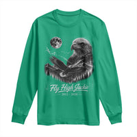 Fly High Jackie Eagle Long Sleeve Shirt Memorial Tribute Nature Supports California Wildlife