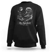 Fly High Jackie Eagle Sweatshirt Memorial Tribute Nature Supports California Wildlife