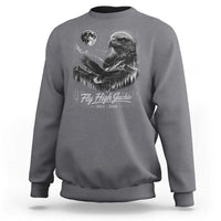 Fly High Jackie Eagle Sweatshirt Memorial Tribute Nature Supports California Wildlife