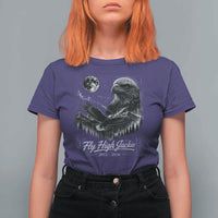 Fly High Jackie Eagle T Shirt For Women Memorial Tribute Nature Supports California Wildlife