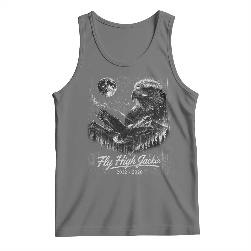 Fly High Jackie Eagle Tank Top Memorial Tribute Nature Supports California Wildlife