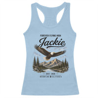 Jackie Bald Eagle Memorial Tribute Racerback Tank Top Forever Flying High Big Bear California 2012 2026