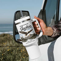 Jackie Bald Eagle Memorial Tribute Tumbler With Handle Forever Flying High Big Bear California 2012 2026